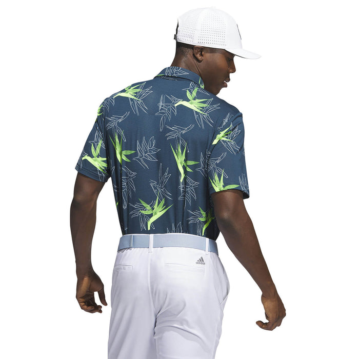 adidas Oasis Mesh Golf Polo Shirt - Arctic Night