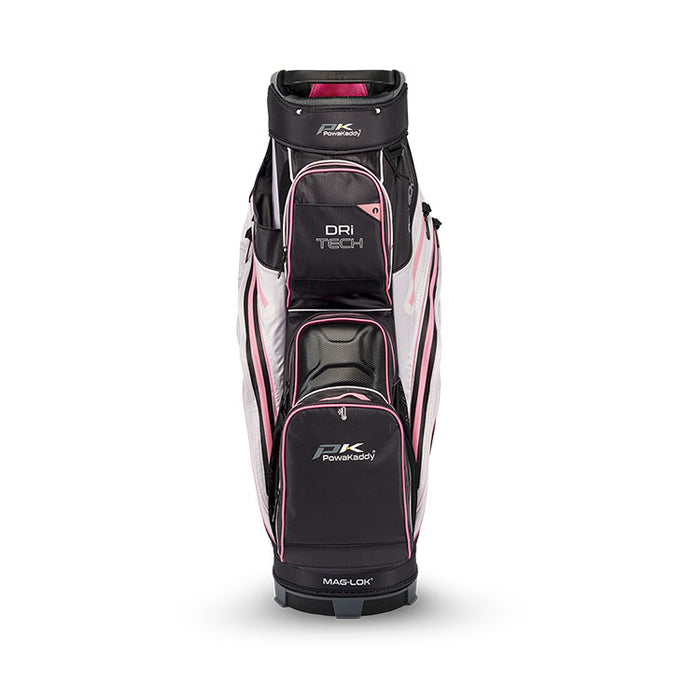 Powakaddy Dri Tech Waterproof Golf Cart Bag - Black/Pink