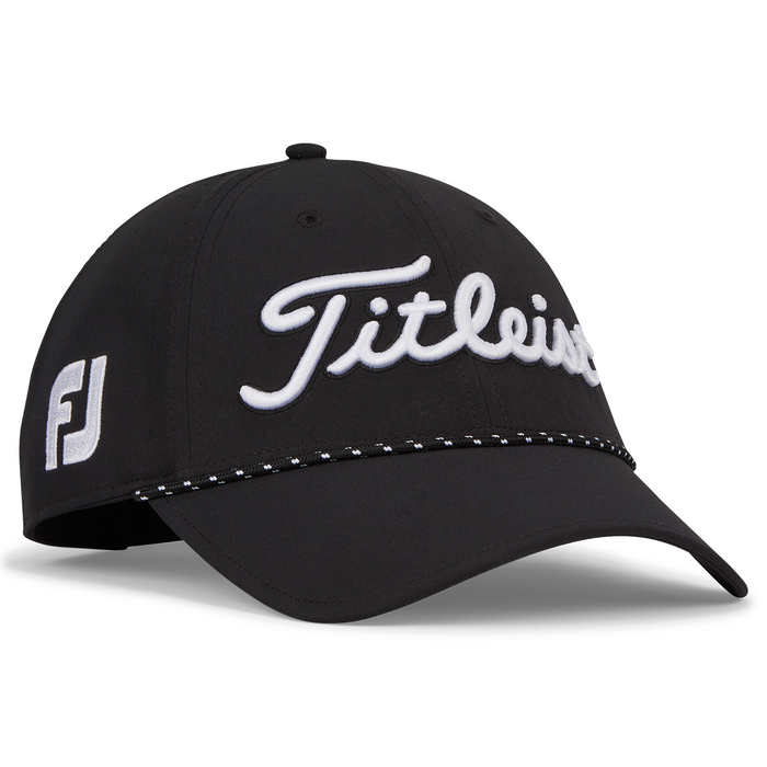 Titleist Tour Breezer Golf Cap - Black/White