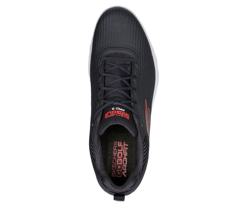 Skechers Go Golf Pro 5 Hyper Golf Shoes - Black/Grey/Red
